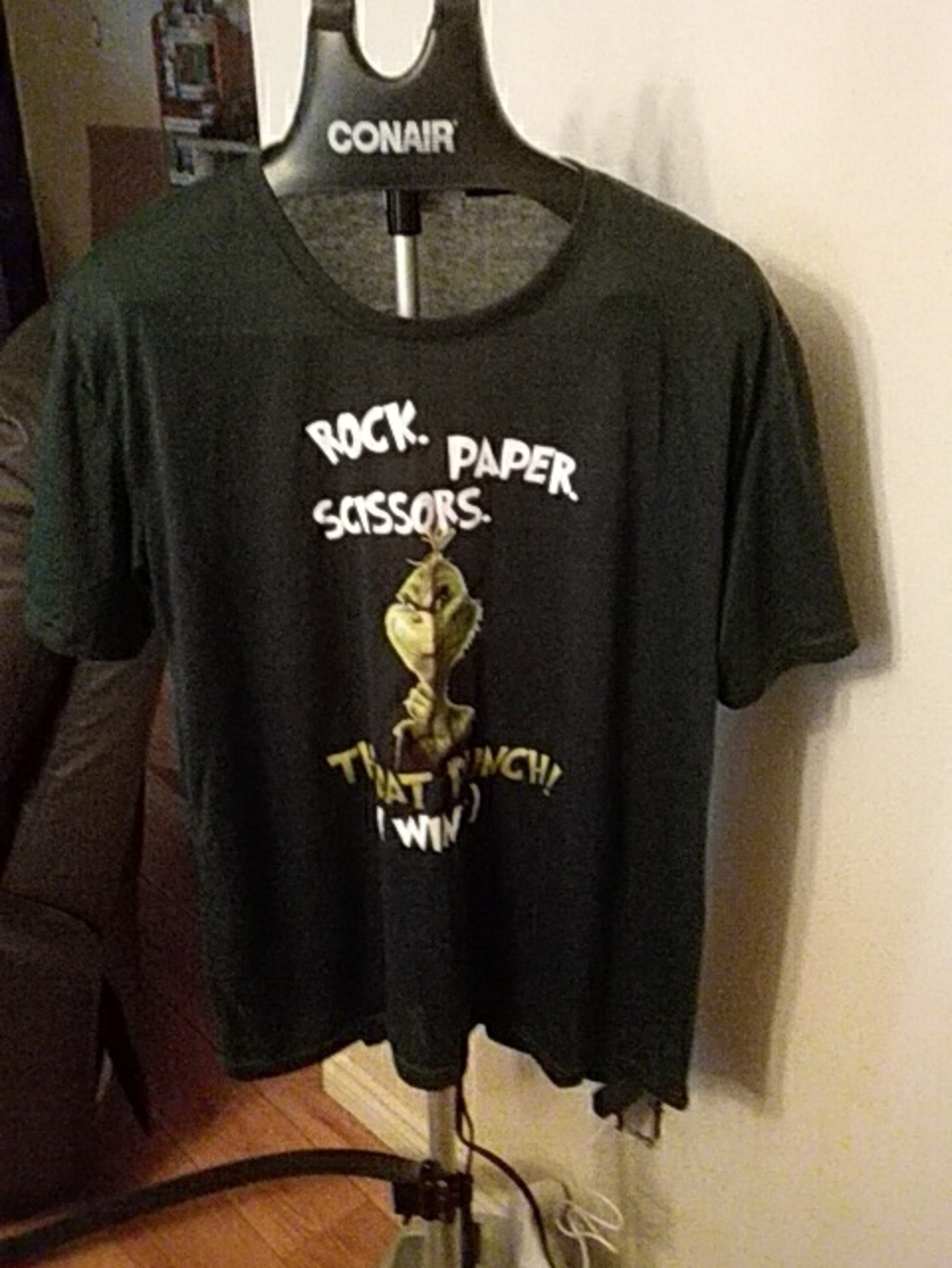 Grinch Graphic Tee - Rock Paper Scissors 3X